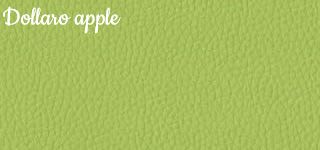 Цвет экокожи Dollaro Apple для медицинской банкетки со спинкой БС01, 2-х местной